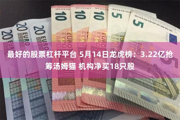 最好的股票杠杆平台 5月14日龙虎榜：3.22亿抢筹汤姆猫 机构净买18只股
