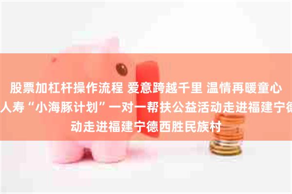 股票加杠杆操作流程 爱意跨越千里 温情再暖童心——富德生命人寿“小海豚计划”一对一帮扶公益活动走进福建宁德西胜民族村